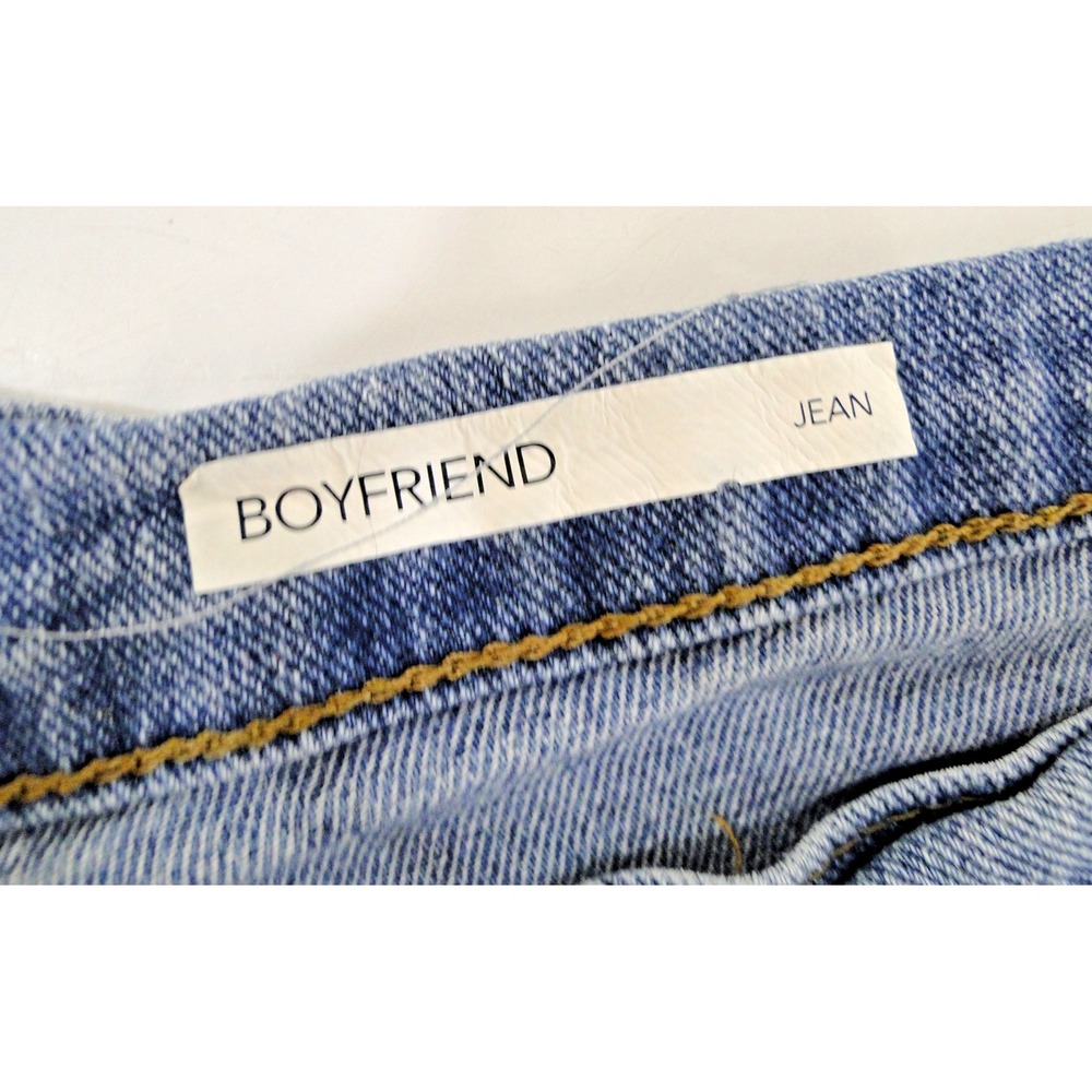 Code Bleu Boyfriend Jean Womens 18W Blue Medium Wash Distressed Denim - Picture 3 of 7